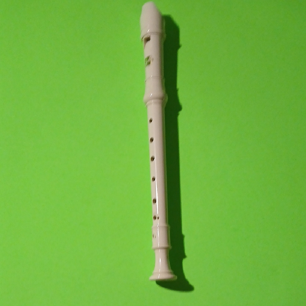 Cream Recorder Flute